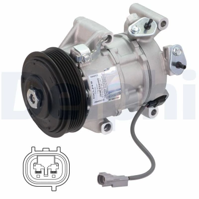 Bilde av DELPHI CS20582 Kompressor 5SEU09 PAG 46