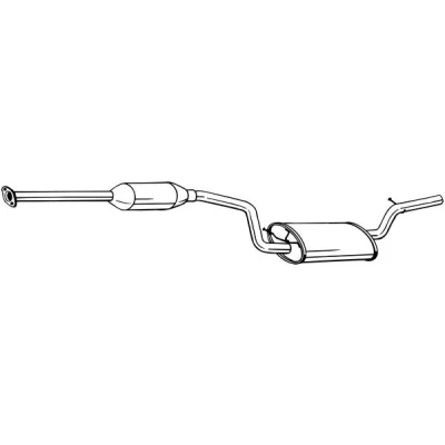 Bilde av Mellomlyddemper, mazda 3, 3 sedan, Z60140300C, Z60140300D, Z60140300E, Z60140300F, Z60440300A, Z60440300B, Z61540300A, Z61540300B, Z6154