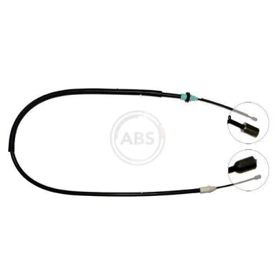 Bilde av A.B.S. K19207 Bremsekabel 1277 Trommelbrems for høyre/venstre ratt RENAULT: CLIO 2