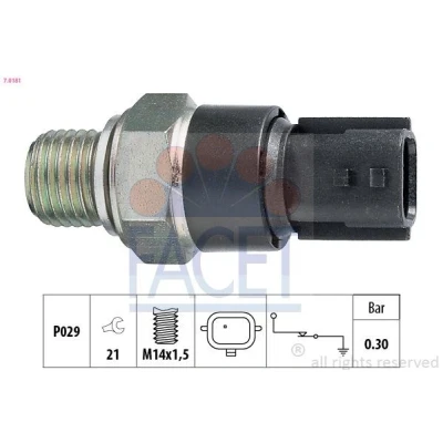 Bilde av FACET 7.0181 Oljetrykkbryter M14x1,5 Made in Italy OE Equivalent RENAULT: CLIO 2