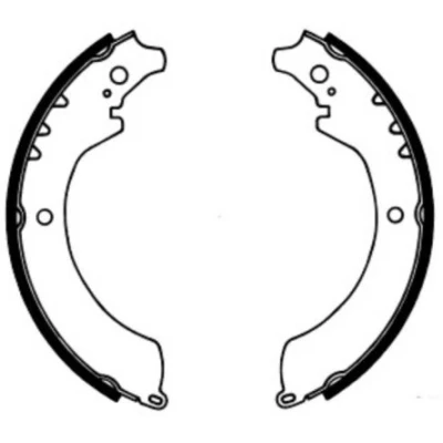 Bilde av ABE C06007ABE Bremsesko bakaksel 254 45 AKEBONO DAIHATSU: Rocky SUV