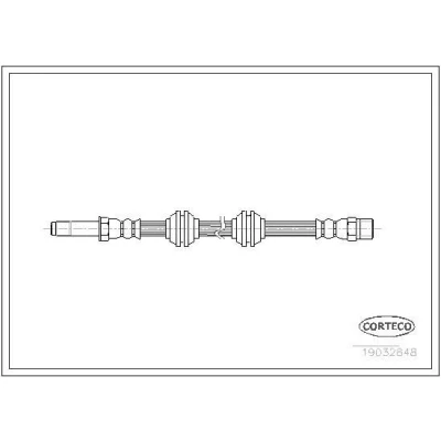 Bilde av CORTECO 19032848 Bremseslange framaksel 490 MERCEDES BENZ: Sprinter 4 T Van, Vito Minibuss