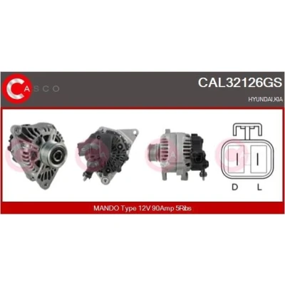 Bilde av CASCO CAL15151AS Dynamo 12V 90A MERCEDES BENZ: A Klasse