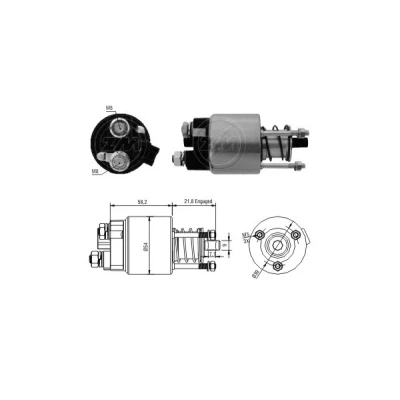 Bilde av Magnetbryter, starter, toyota avensis, avensis kombi, sedan, corolla, corolla verso, mr2 iii