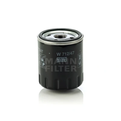 Bilde av MANN FILTER W 712/47 Oljefilter M 20 X 1.5 med en retursperreventil Påskruingsfilter PEUGEOT: 307 SW, Partner I Van, Hatchback