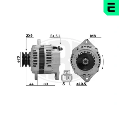 Bilde av ERA 209665A Dynamo 14V 90A