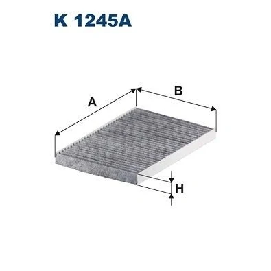 Bilde av FILTRON K 1245A Kupéfilter Karbonfilter 248 172 20 KIA: cee‘d I Stasjonsvogn, Hatchback, II HYUNDAI: i30 Hatchback