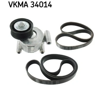 Bilde av SKF VKMA 34014 Kileribberem VOLVO: V50, C30, S40 II, FORD: Focus 2, 2 Kombi, C Max