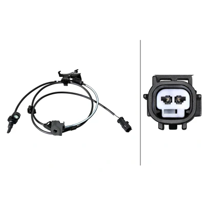 Bilde av HELLA 6PU 358 217 771 ABS Sensor med klammer Hall prinsipp 2 polet 1138mm