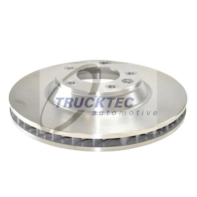 Bilde av TRUCKTEC AUTOMOTIVE 07.35.192 Bremseskiver framaksel venstre 350 34 5 130 innvendig ventilert PORSCHE: Cayenne, AUDI: Q7, VOLKSWAGEN: Touareg I
