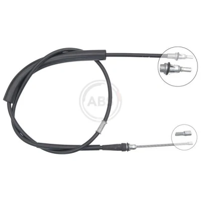 Bilde av Kabel, parkeringsbremse, Høyre bak, jeep cherokee, 52128072, 52128072AB, 52128072AD, K52128072AB, K52128072AD
