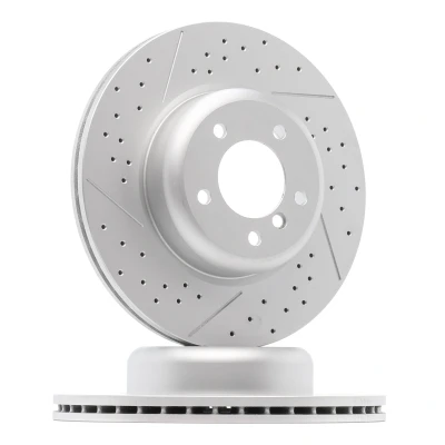 Bilde av DELPHI BG9235C Bremseskiver framaksel 338 26 5 ventilert, slisset / perforert belagt høy karbon uten hjullager, ABS sensorring BMW: 3 Touring