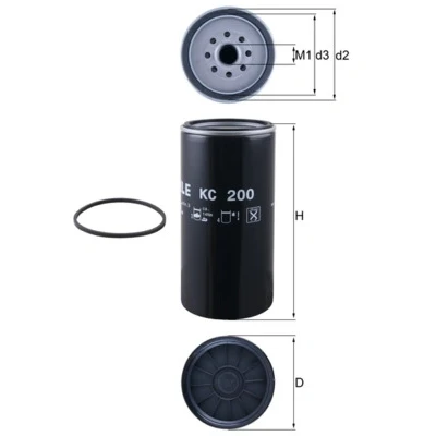 Bilde av MAHLE ORIGINAL KC 200 Drivstoffilter Påskruingsfilter MERCEDES BENZ: ATEGO 2, ATEGO, ACTROS