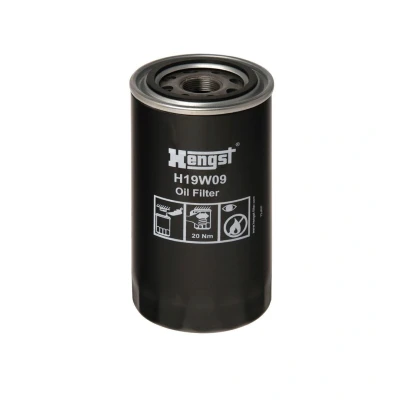 Bilde av HENGST FILTER H19W09 Oljefilter M26x1,5 Påskruingsfilter