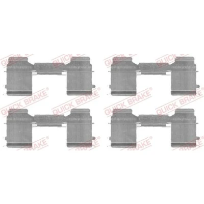 Bilde av QUICK BRAKE 109 1726 Tibehørsett, skivebremse belegg FIAT: Ducato III Flatvogn lastebil / Chassis, Minibuss, Van