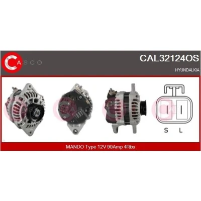 Bilde av CASCO CAL15149AS Dynamo 12V 97A PEUGEOT: 306 Hatchback, Partner I Van, Combispace, CITROËN: Berlingo / First Van