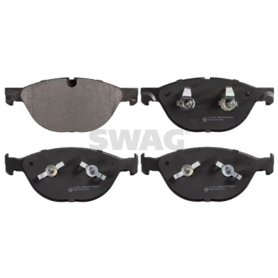 Bilde av SWAG 20 91 6519 Bremseklosser framaksel klargjort for slitasjeindikator med kolbleklips JAGUAR: XF Sedan, F Type Cabrio, XK Coupé
