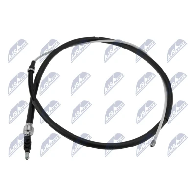 Bilde av Kabel, parkeringsbremse, Bakaksel, Bakre venstre, Høyre bak, audi,seat,skoda,vw, 1J0.609.721E