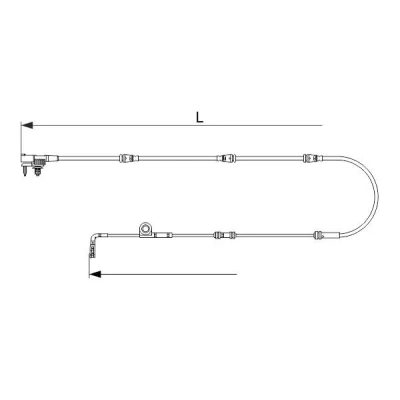 Bilde av Alarmkontakt, bremsebeleggslitasje, Bakaksel land rover OE LR084071