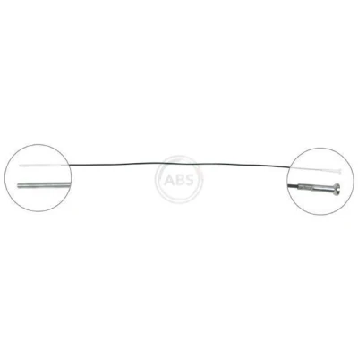 Bilde av A.B.S. K10581 Bremsekabel 640 Trommelbrems