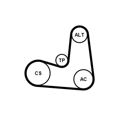 Bilde av CONTITECH CT1115 Registerreim 129 22