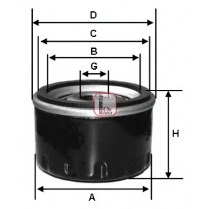 Bilde av SOFIMA S 6210 R Oljefilter M 20 X 1,5 med en retursperreventil Påskruingsfilter FIAT: Ducato I Flatvogn lastebil/Chassis, Van, Doblo Cargo