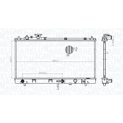 Bilde av Radiator MAGNETI MARELLI 350213175200