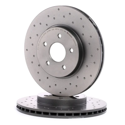 Bilde av BREMBO 09.8665.1X Bremseskiver 300 24 5 perforert / ventilert belagt høy karbon FORD: MONDEO 3 Kombi, 3, Stufenheck