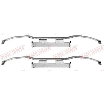 Bilde av QUICK BRAKE 109 1213 Tibehørsett, skivebremse belegg MERCEDES BENZ: Vito Minibuss, Sprinter 3 T 2 Minibuss