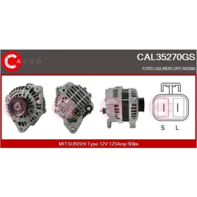 Bilde av CASCO CAL15420AS Dynamo 12V 150A NISSAN: Qashqai / Qashqai+2 I, RENAULT: MEGANE 3 Grandtour
