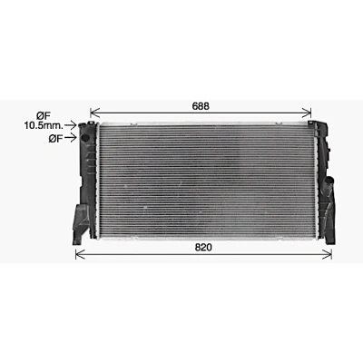 Bilde av Radiator AVA QUALITY COOLING BW2585