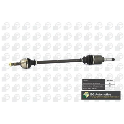 Bilde av Drivaksel, Framaksel høyre, citroën saxo, peugeot 106 ii, van skåp/halvkombi 3273.7F, 3273.7G, 3273.7H, 3273.7J