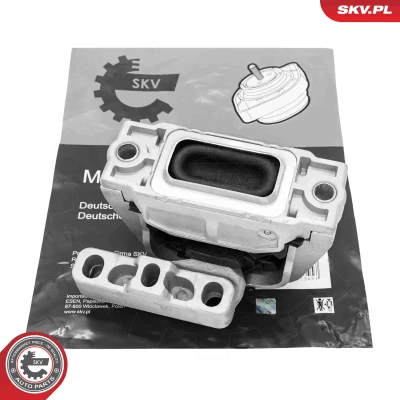 Bilde av ESEN SKV 75SKV293 Motorfeste høyre Gummimetallager Aluminium, gummi 188mm 139mm VOLKSWAGEN: Tiguan I