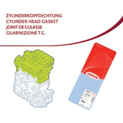 Bilde av CORTECO 83403096 Toppakning 0,85 78 Metall