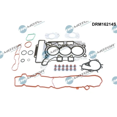 Bilde av DR.MOTOR AUTOMOTIVE DRM16214S Tetnings helsett, motor med ventildeksletetning, sylinderhodepakning, ventilstangtetning