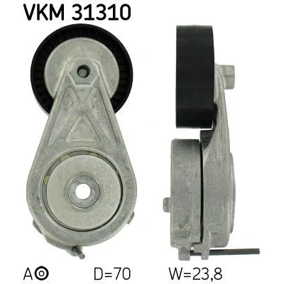 Bilde av SKF VKM 31310 Strammerull AUDI: A5 B8 Coupé, A4 Allroad, Avant, VOLKSWAGEN: Transporter 5, Amarok Pick up, Multivan 5 (7HM