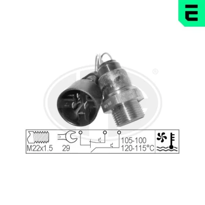 Bilde av Temperaturbryter, radiator ventilator, opel combo skåp/stor limousine, corsa b, b skåp/halvkombi, tigra, 18 46 201, 90 482 428