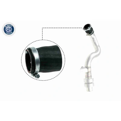 Bilde av VAICO V48 0192 Ladeluftslange gummi med tekstilforsterker Q+, original equipment manufacturer quality LAND ROVER: Range Rover Sport, Discovery 3