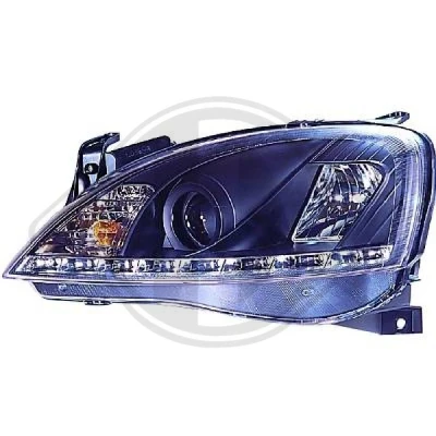 Bilde av Sett hovedfrontlys Diederichs Hd tuning 1813785 opel combo skåp/stor limousine, tour, corsa c, c skåp/halvkombi
