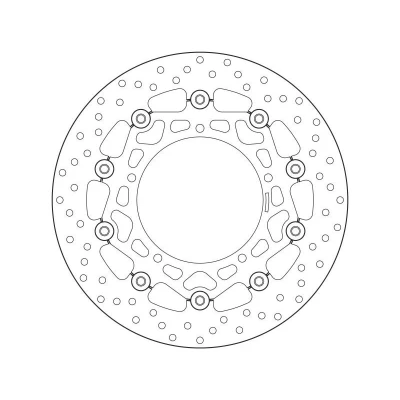 Bilde av BREMBO Bremseskive Serie Oro foran 310mm 5mm 5 hullet, todelt bremseskive, flytende 78B40860 Bremseskiver, Skivebremser