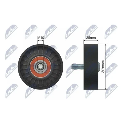 Bilde av Strammerull, kilerem, citroën,fiat,lancia,peugeot, 5751 60, 5751.60, 575160, 96 366 405, 96366405, 9636640580