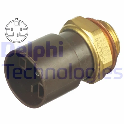 Bilde av DELPHI TS10341 Temperaturbryter, radiator ventilator M22*1.5 OPEL: Vectra A Sedan, Corsa B Hatchback, Astra F Caravan