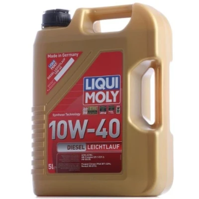 Bilde av Liqui Moly Leichtlauf Diesel 10W 40 5l Motorolje 21315 MERCEDES BENZ: 190, E Klasse T modell, Sedan, AUDI: A6 C6 Avant, A4 B6 Avant