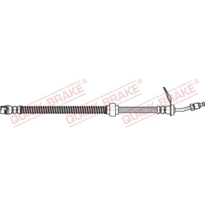 Bilde av QUICK BRAKE 32.820 Bremseslange 538 M10x1 OPEL: Movano A Minibuss, Van, RENAULT: MASTER 2 Kasten, Pritsche/Fahrgestell