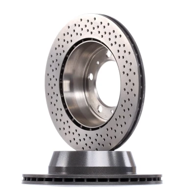 Bilde av BREMBO COATED DISC LINE 09.8998.11 Bremseskiver 299 20 5 perforert / ventilert belagt høy karbon med skruer PORSCHE: Cayman