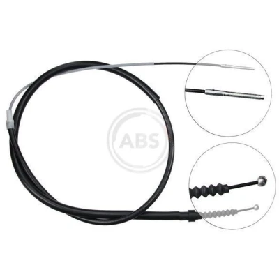 Bilde av A.B.S. K11426 Bremsekabel 1840 Skivebrems for høyre/venstre ratt VOLKSWAGEN: Jetta 2