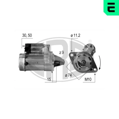 Bilde av ERA 220542A Starter 12 1,3 9 TOYOTA: Avensis II Station Wagon, Corolla Verso, Sedan