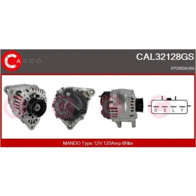 Bilde av CASCO CAL15155AS Dynamo 12V 110A FIAT: Ducato II Flatvogn lastebil/Chassis, Van