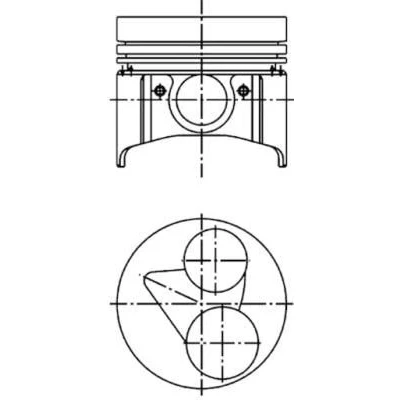 Bilde av KOLBENSCHMIDT 40224600 Motorstempel 67mm