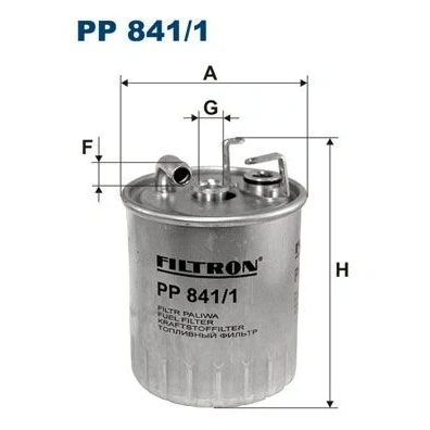 Bilde av FILTRON PP 841/1 Drivstoffilter ledningsfilter 10 12 MERCEDES BENZ: Vito Minibuss, Sprinter 3 T Van